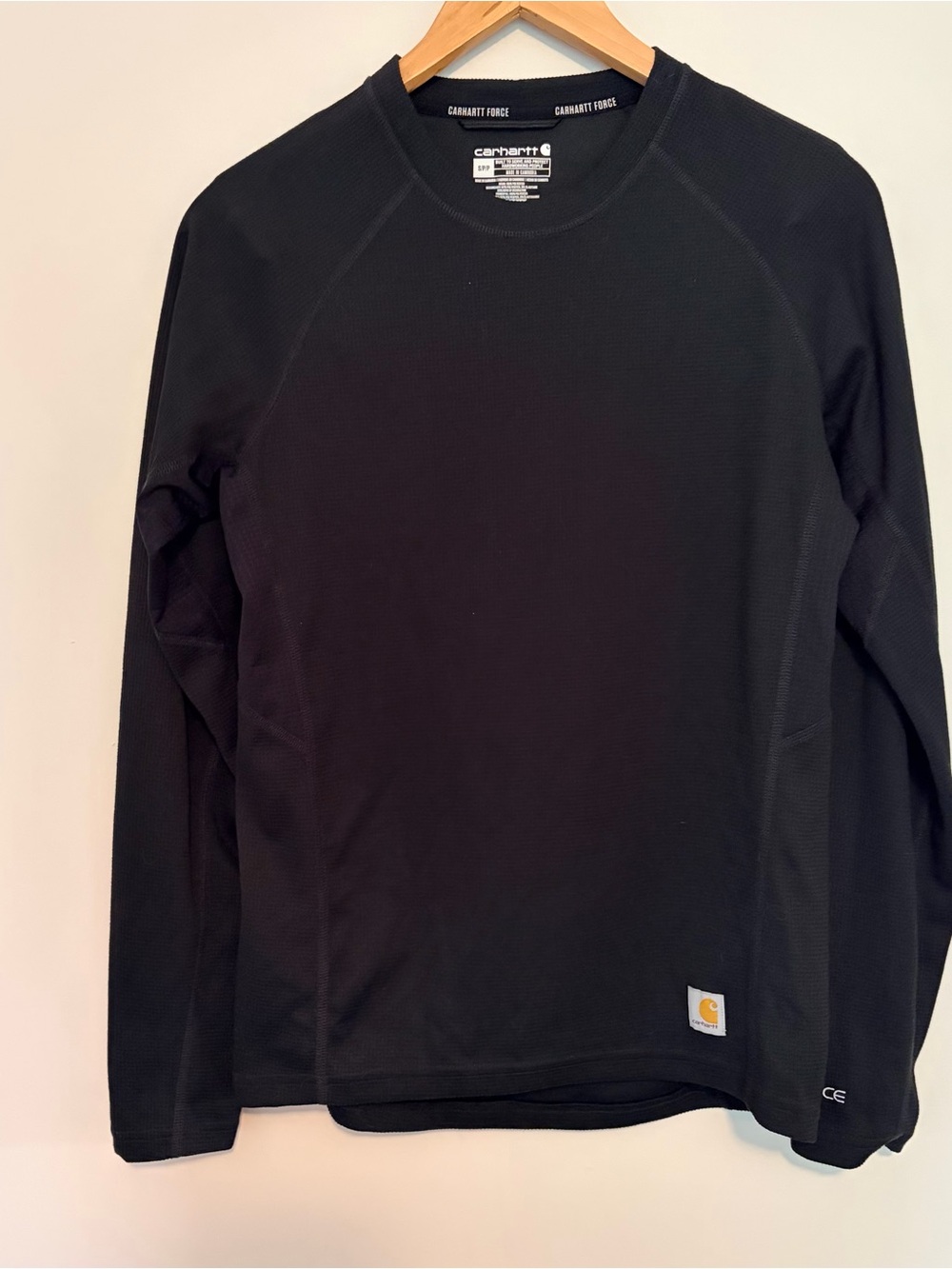 Carhartt Force Relaxed Fit Long Sleeve T-Shirt  Men’s Small -Black